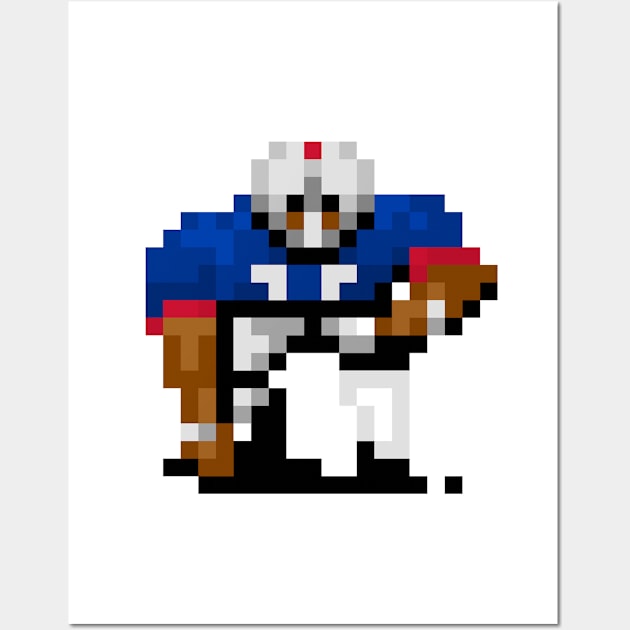 16-Bit Lineman - Buffalo Wall Art by The Pixel League